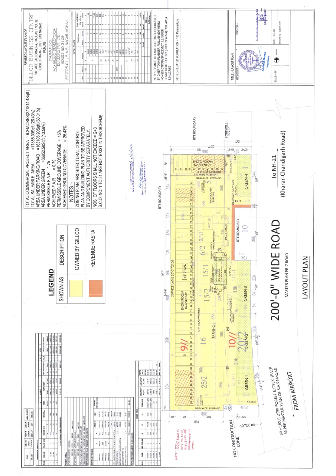 Layout Plan -- Business Square