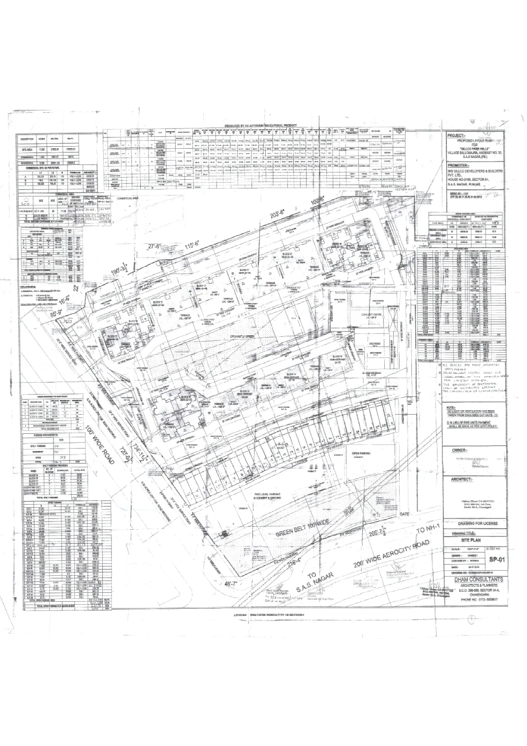 Layout Plan -- Gillco park hills