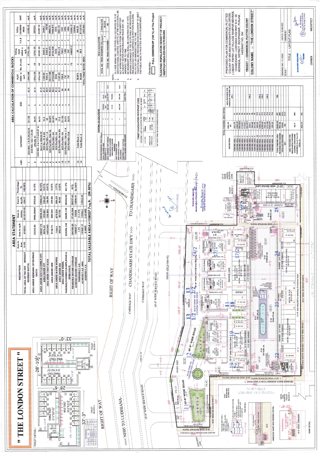 Layout Plan -- London street
