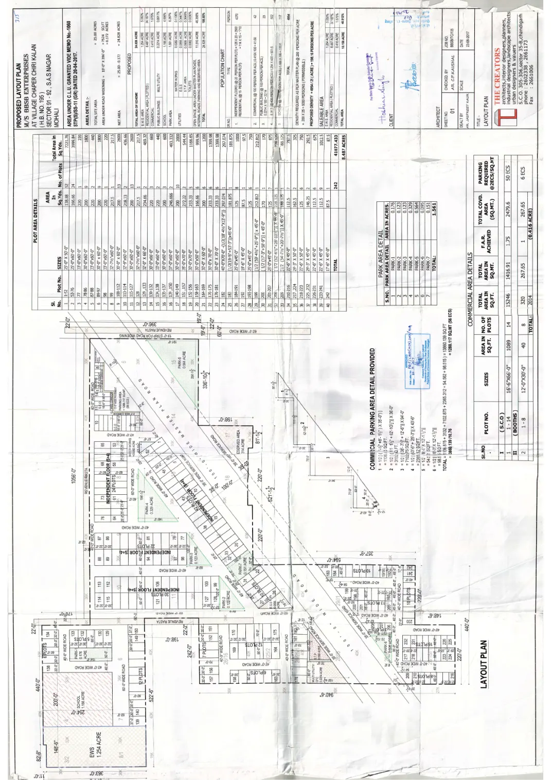 Layout Plan -- Posh City