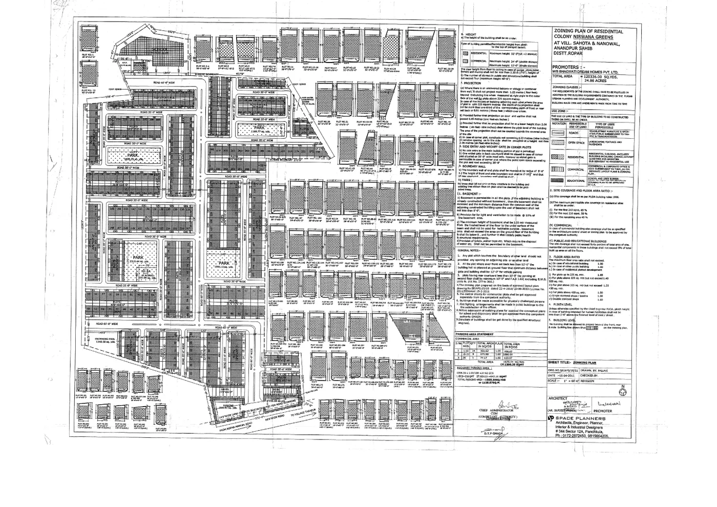 Zoning Plan -- Nirwana Greens