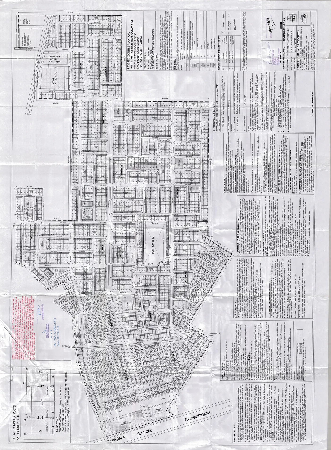 Zoning Plan -- Ajitgarh