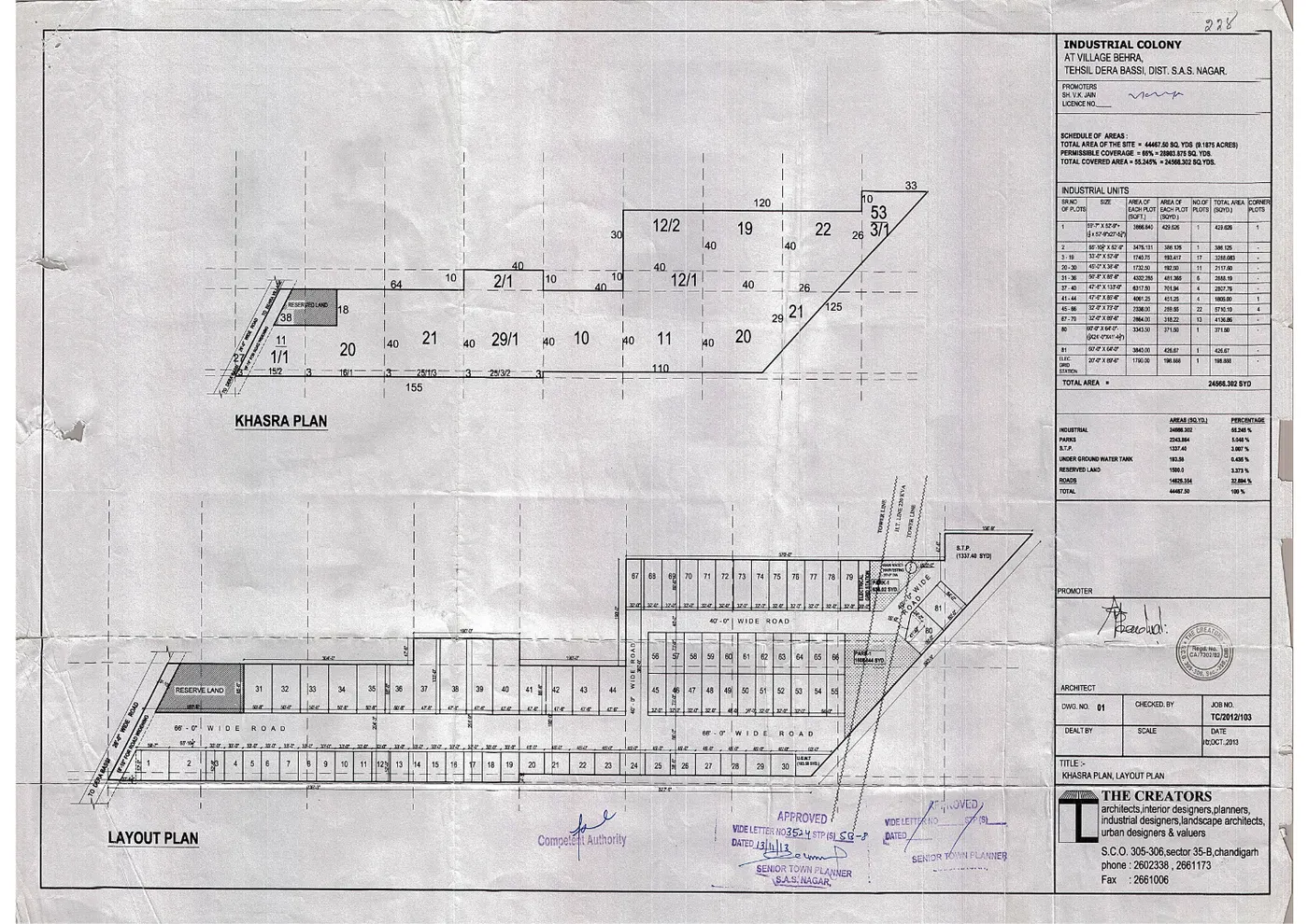 Layout Plan -- VK jain Industrial Colony