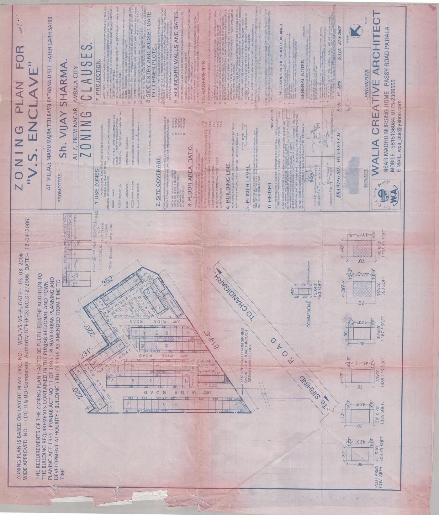 Zoning Plan -- VS Enclave